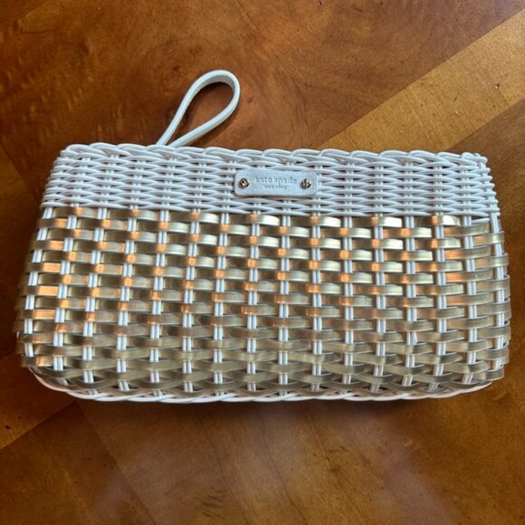Kate Spade Basketweave Purse - Picture 1 of 4
